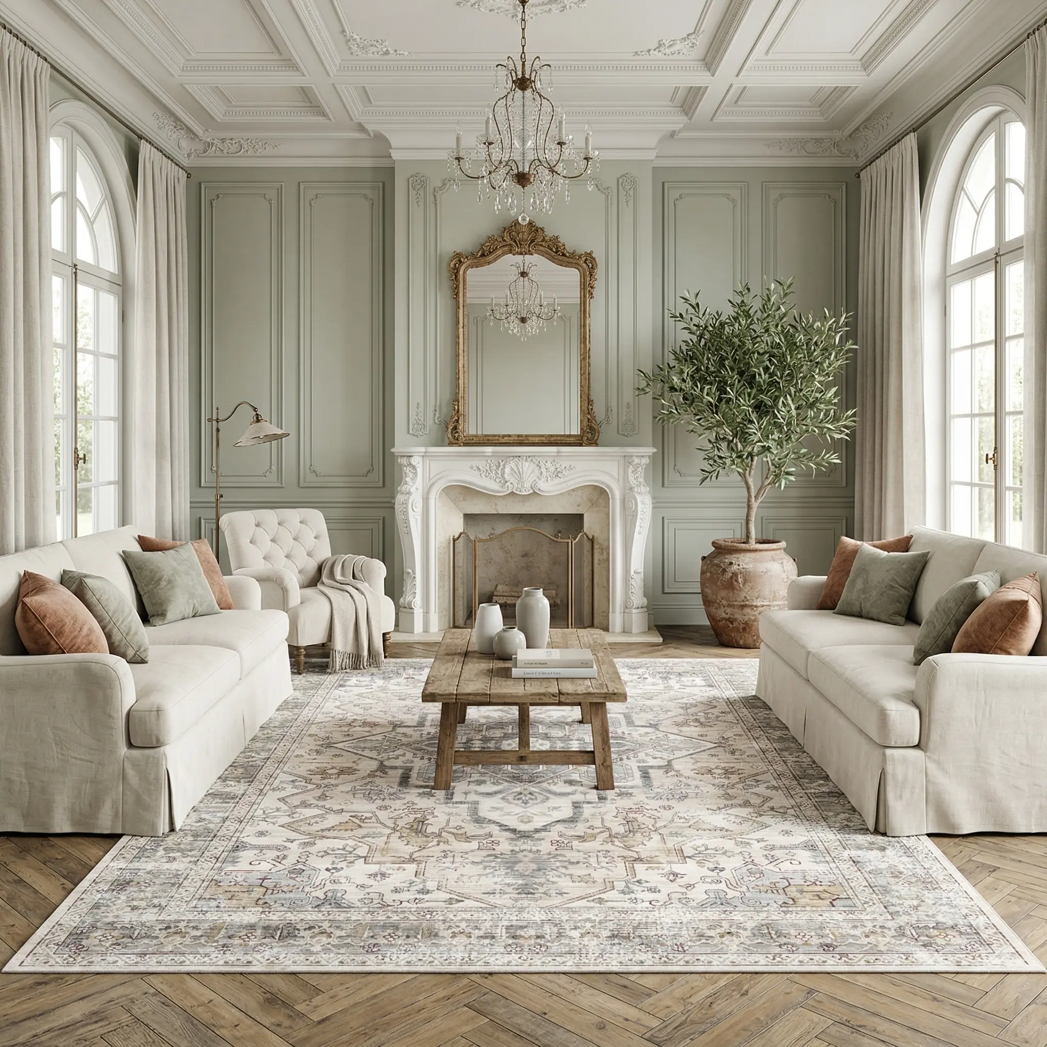 YIHOUSE Boho Washable Rugs for Living Room, Area Rugs, Carpet,Soft Rug ...