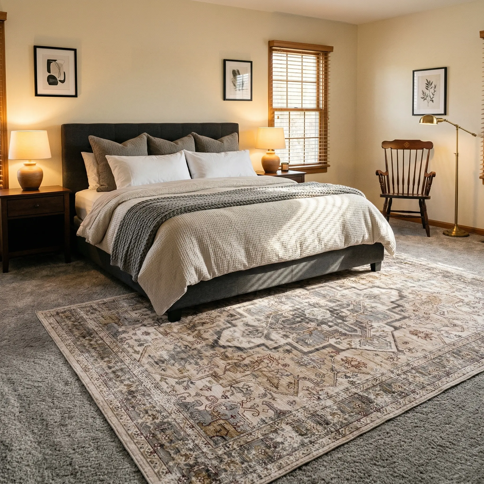 YIHOUSE Boho Washable Rugs for Living Room, Area Rugs, Carpet,Soft Rug ...