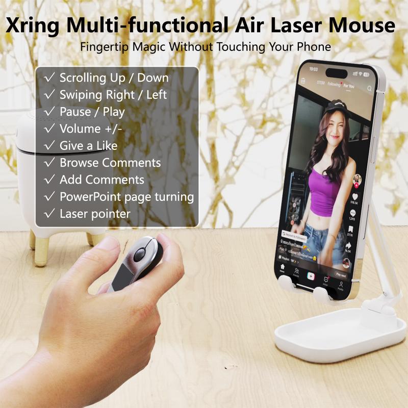 Remote Mouse for Tik_Tok Scrolling with Touchpad, Bluetooth Air Mouse ...